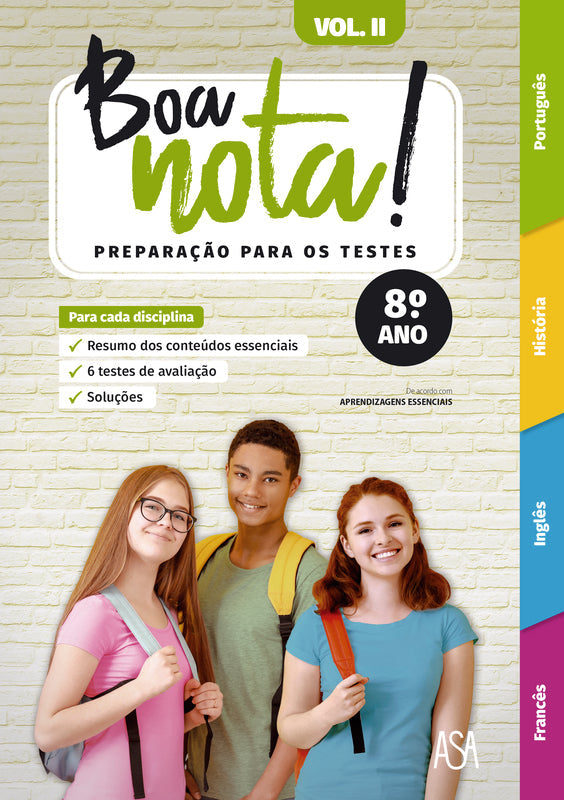 Boa Nota! Preparação para os Testes - 8.º Ano Volume II