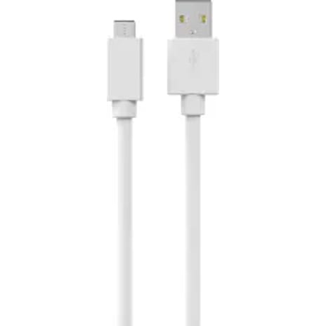 Techammo opladerkabel 2 meter - hvid