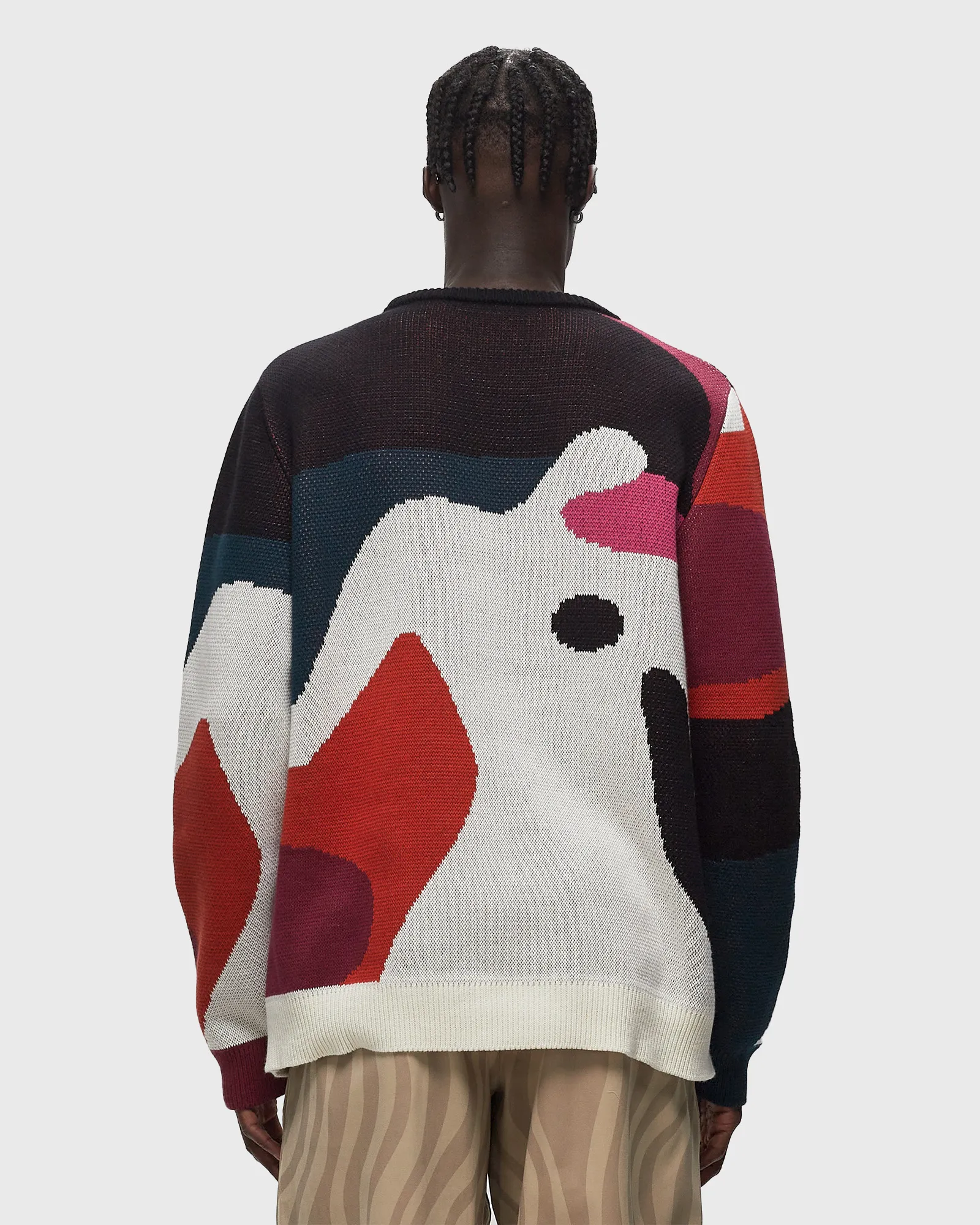By Parra grand ghost caves knitted pullover