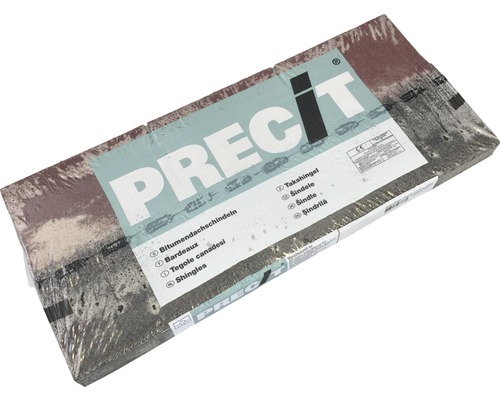 PRECIT rechthoekige dakspanen, baksteenrood, pak = 2 m²