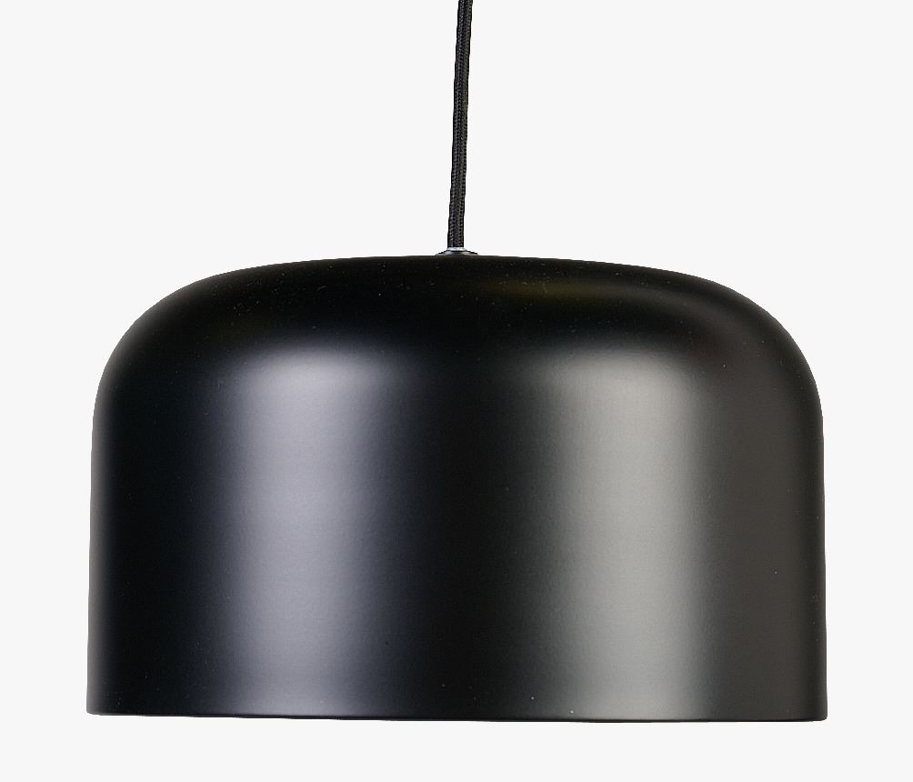 Taklampe svart - 25x15 cm