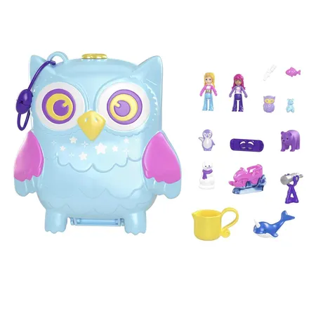 Mattel Polly Pocket Schnee-Eule Schatulle
