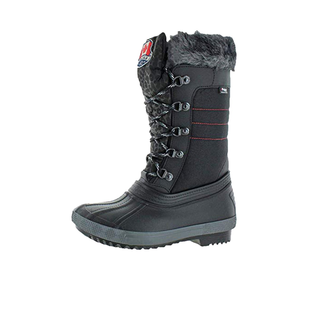 PAJAR-Debby-Bottes d'hiver - Semelle tracteur - Noir