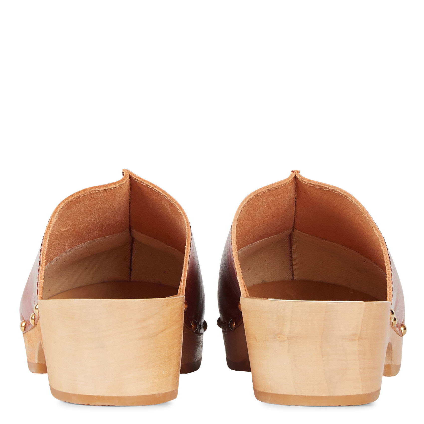 YSSA - Sabots en cuir | Marron