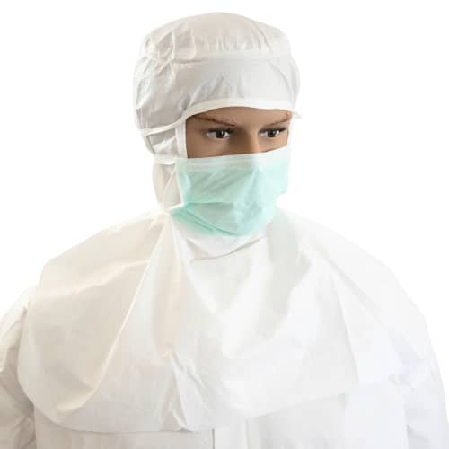 Heaume Cleanguard avec masque blanc Indutex