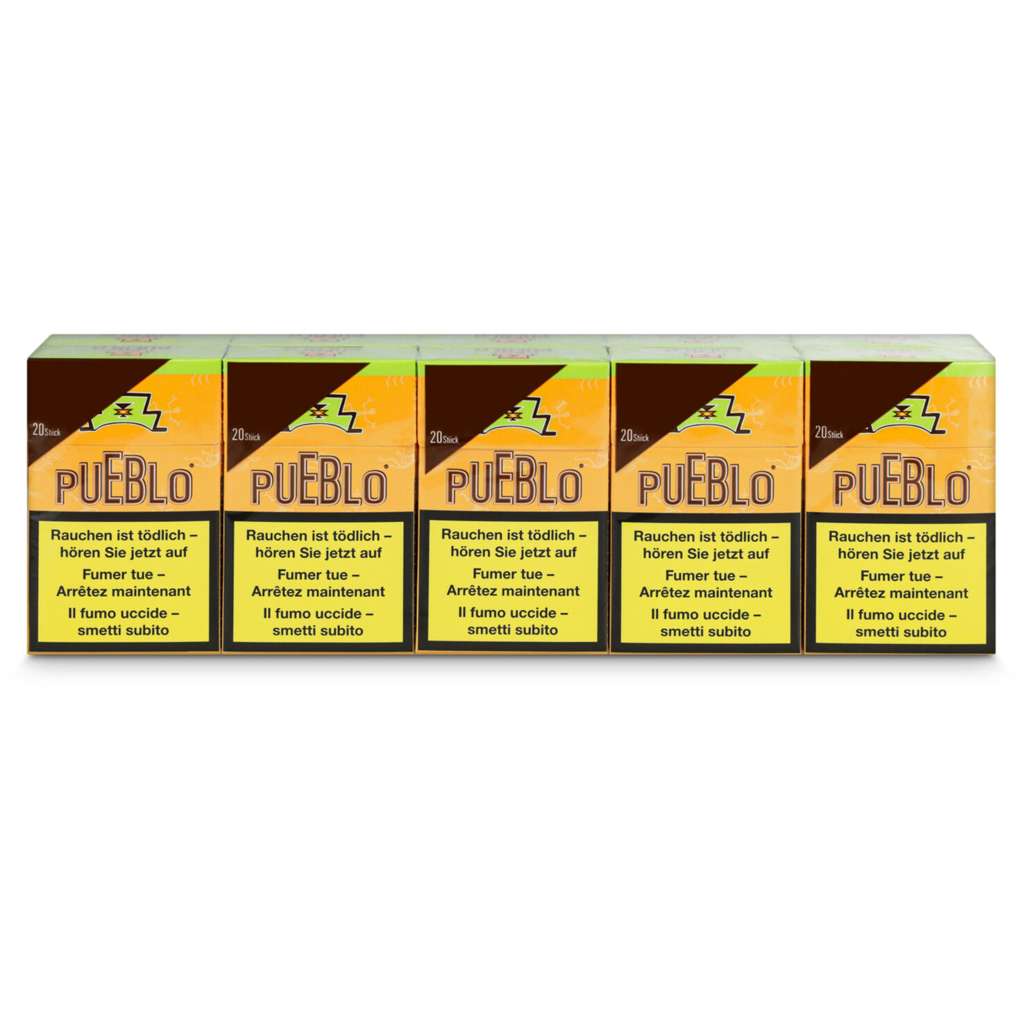 Pueblo Zigaretten Orange Box Stange
