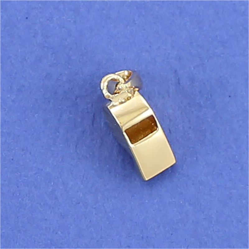 Pendentif sifflet - Plaqué or