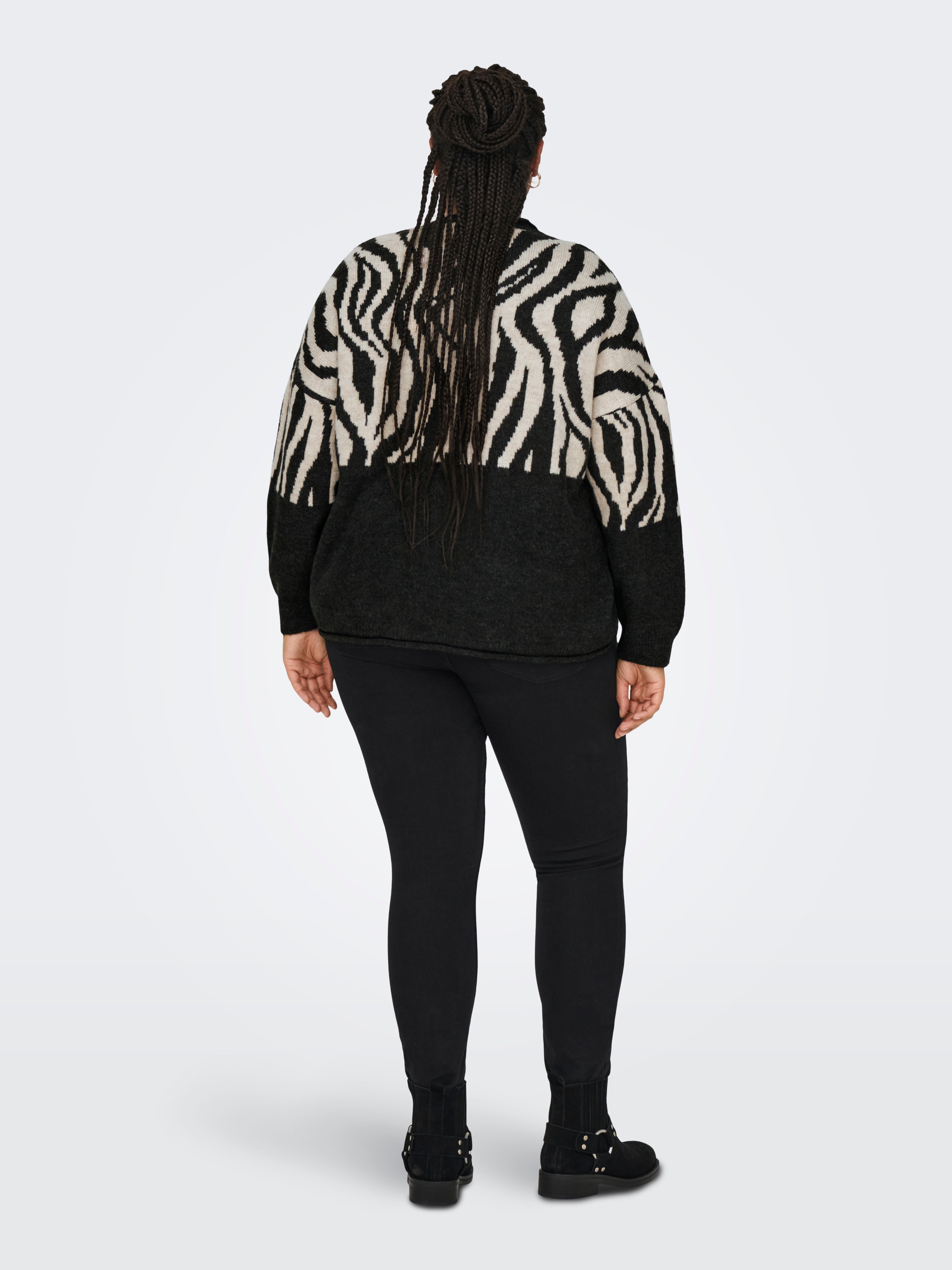 CARJADE Strickpullover Pirate Black