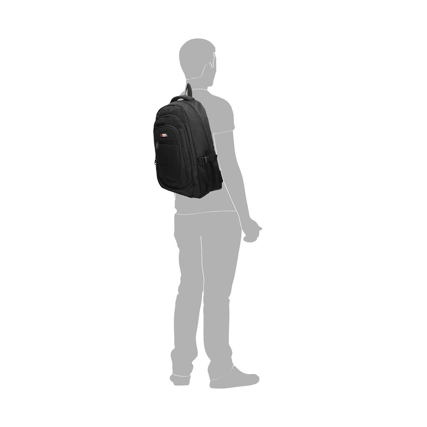 Enrico Benetti Hamburg 17'' Laptop Backpack black