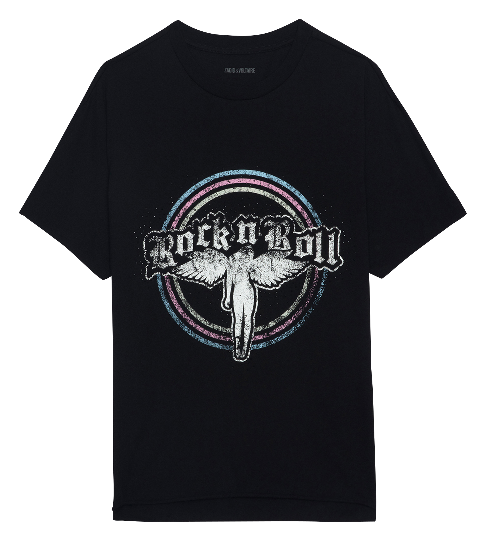 TOMMER - Tee-shirt imprimé en coton bio | Noir