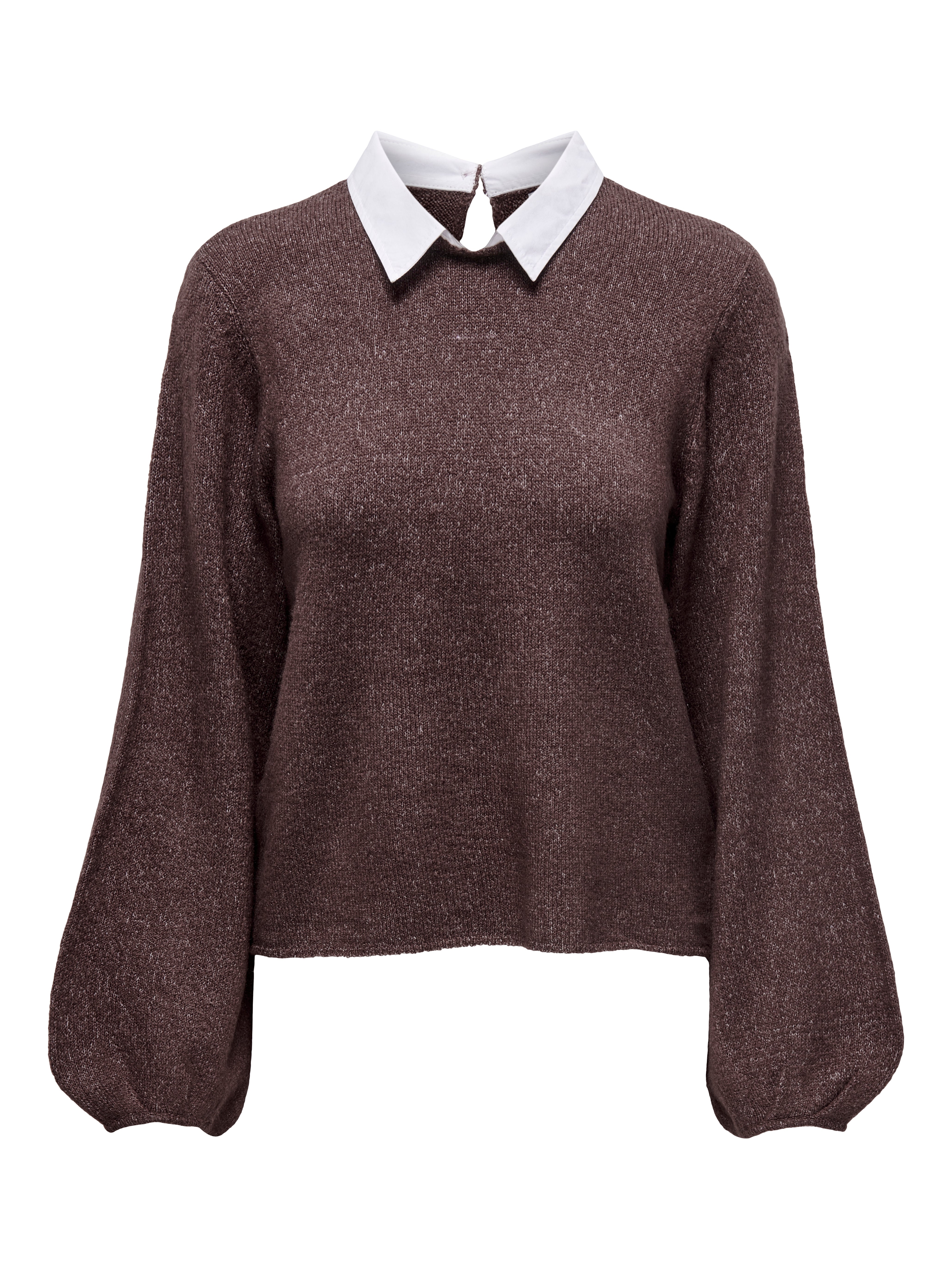 JDYDREA Strickpullover Brown Stone