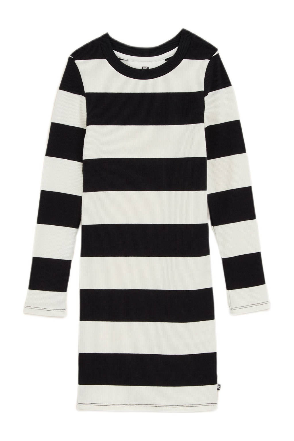 WE Fashion bodycon jurk zwart