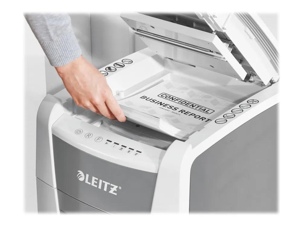 Makulator Leitz IQ AutoFeed Office 150 krydsmakulering 4x28 mm (P-4)