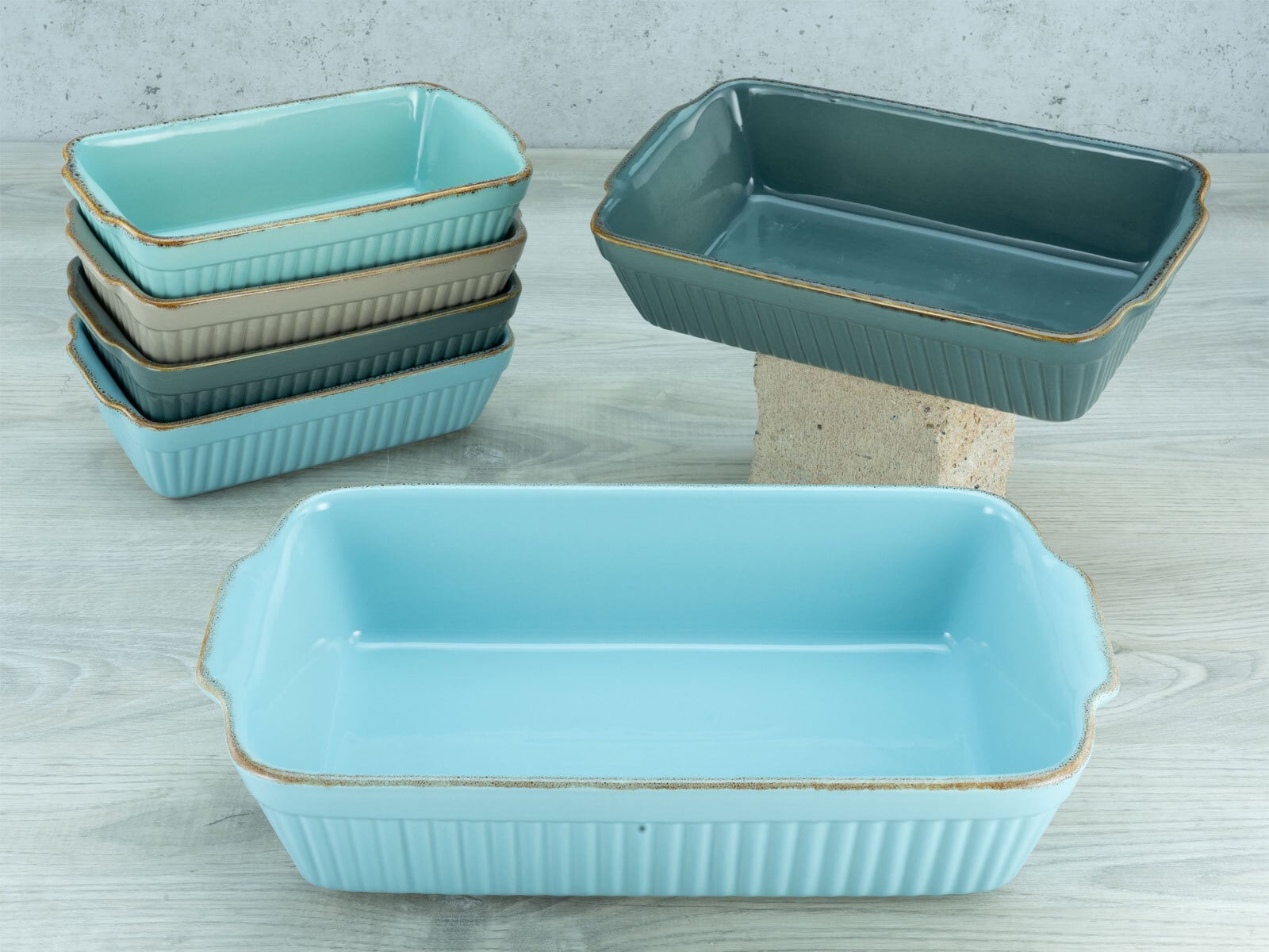 CreaTable Auflaufform CLASSIC VINTAGE taupebraun