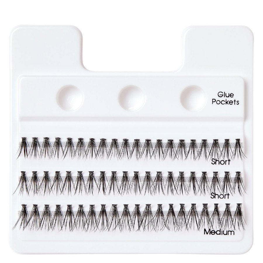 KISS Lash Couture Faux Mink Ext Flat Band Trio Singles 60pcs
