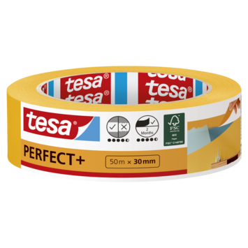 Tesa Perfect+ schilderstape 50 m x 30 mm
