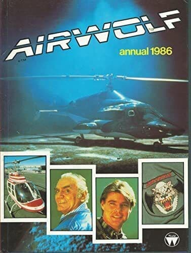 AIRWOLF ANNUAL 1986 by Various Paperback Book Pre-Owned English