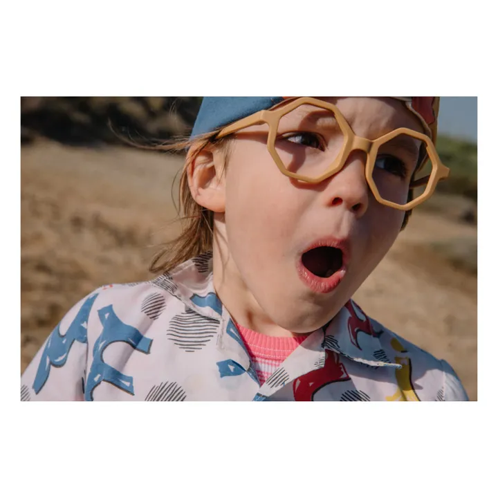 YEYE Lunettes de Soleil | Jaune moutarde