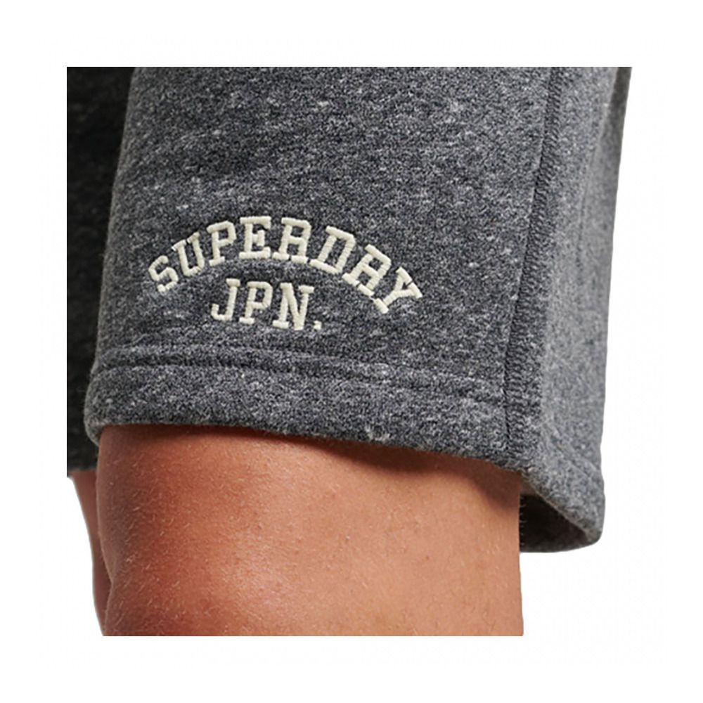 Superdry VINTAGE GYM ATHLETIC - Short Homme dark charcoal jaspe