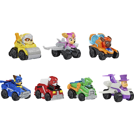 Paw Patrol movie 2 mighty figurer og køretøjer 7-pak