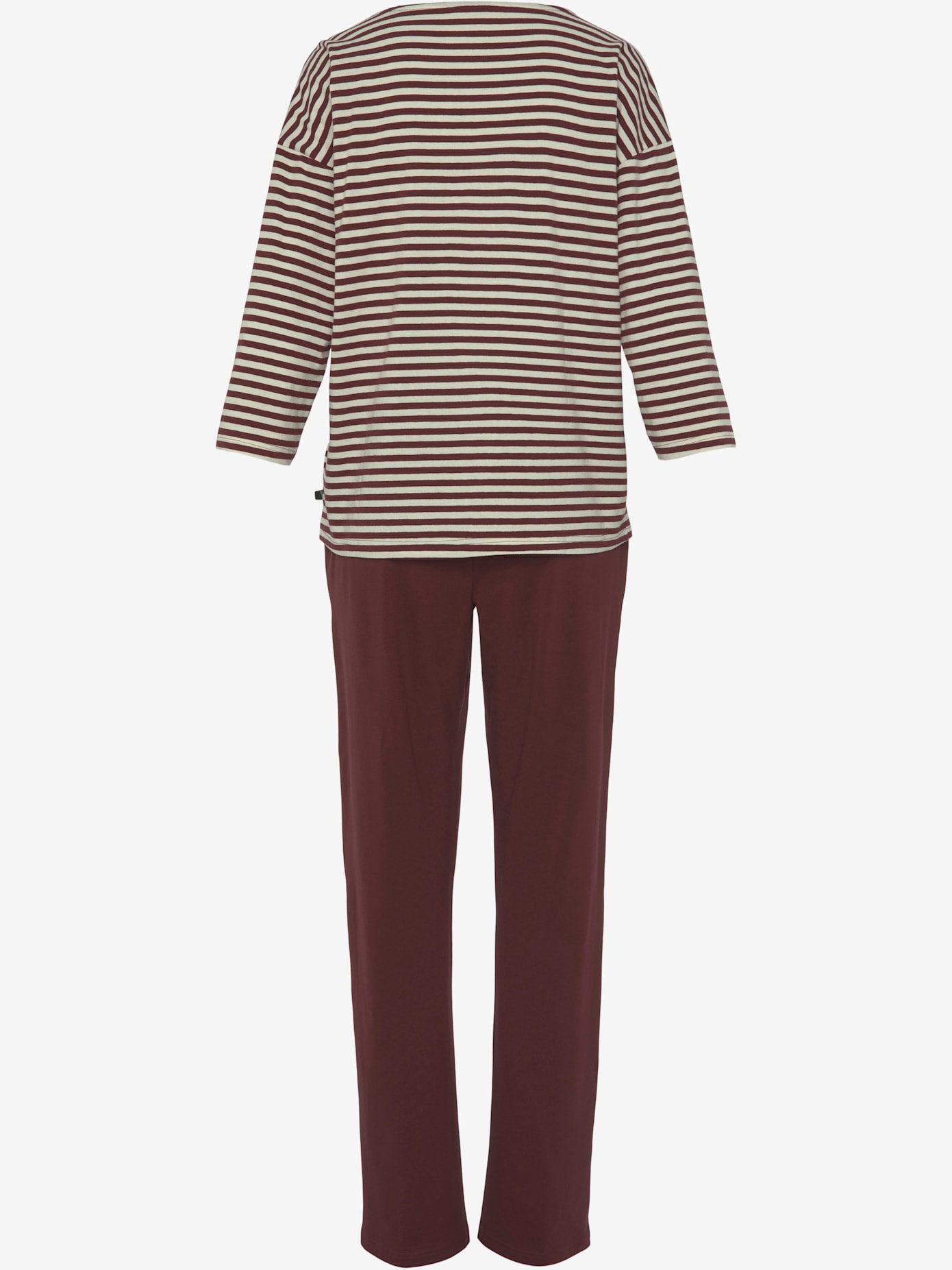 Pyjama à rayures en fils teintés
