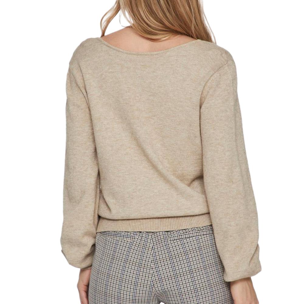 Vila Pull Beige Femme Vila Viril Rev