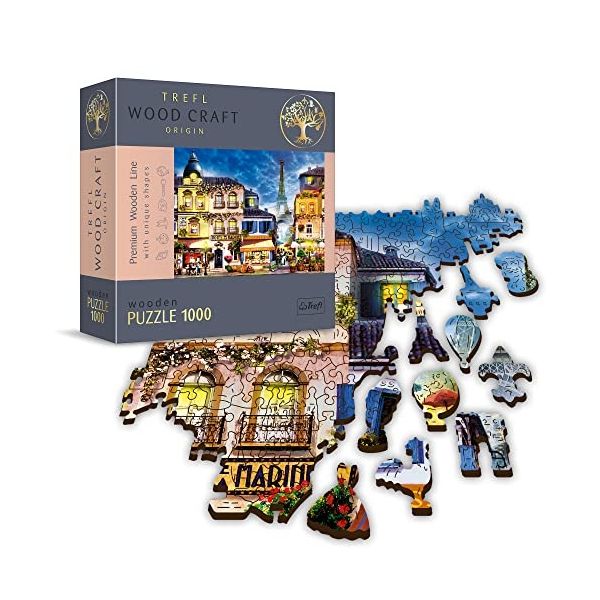 Trefl Puzzle De Beco De Madeira Francês 1000 Peças