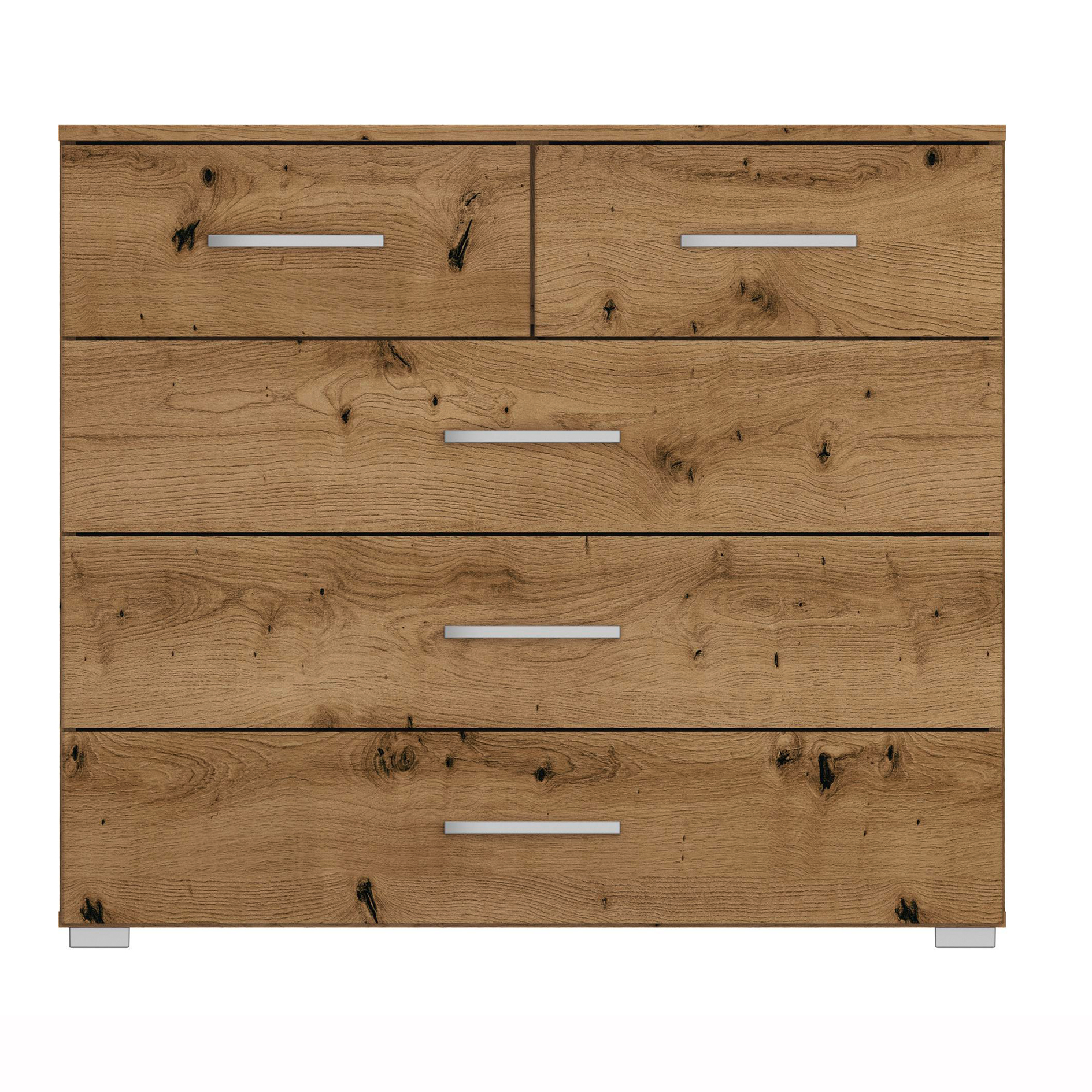 Kommode - Artisan Eiche - 5 Schubkästen - 93 cm