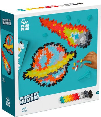 Plus-Plus Puzzle By Number Verdensrommet 500 Deler