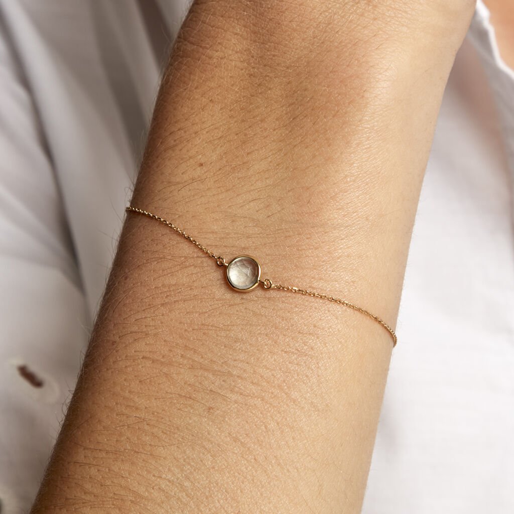 Bracelet Or Jaune Arenale Topaze