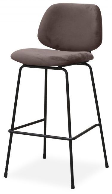 Barkruk Taupe ZM-88.015 Bello B46 x D53 x H105 cm