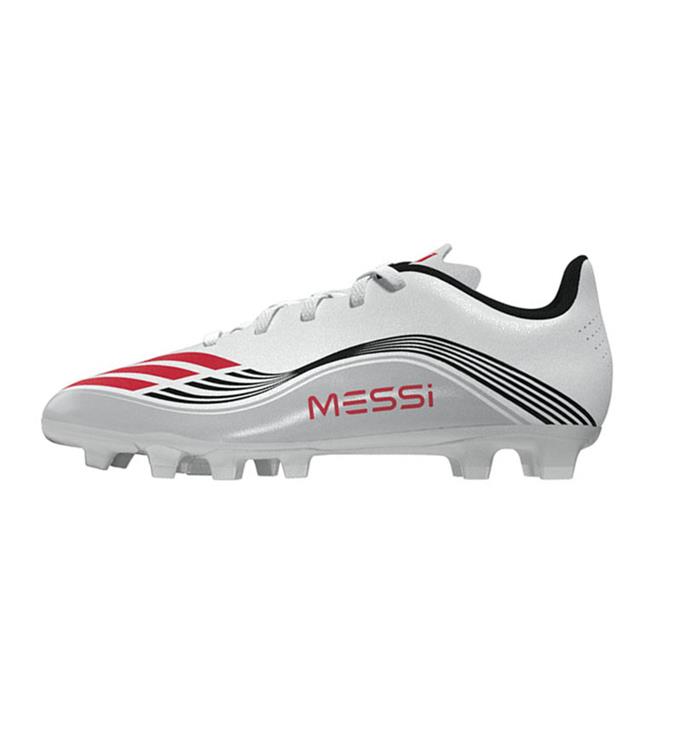 adidas F50 MESSI CLUB FG/MG J JP7457 FTWWHT-LUCRED-SILVMT