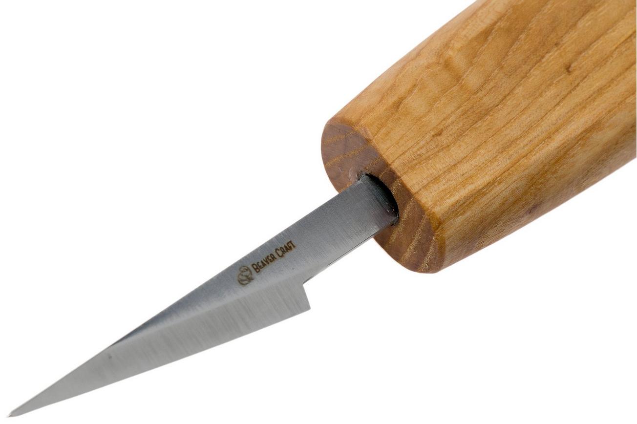 BeaverCraft Small Detail Wood Carving Knife C7, houtsnijmes