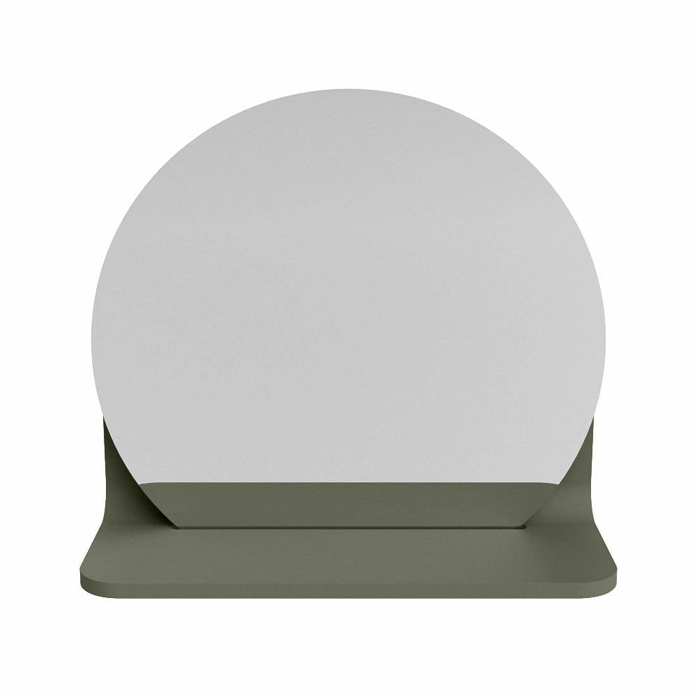 Mondiaz Spot spiegel rond Ø30cm met planchet army
