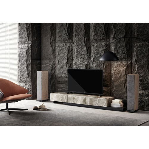 Enceinte colonne Elipson Horus 11F Bois Clair - Beige vendue a l''unite