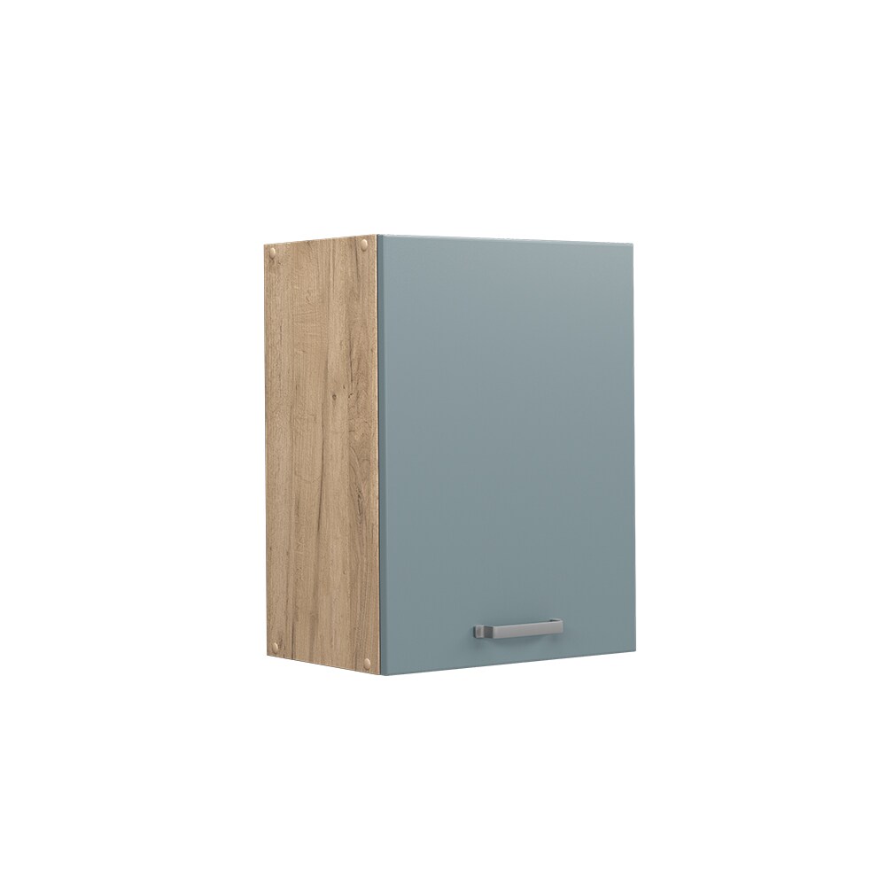 Vicco Hängeschrank Küchenschrank R-Line Solid Eiche Blau Grau 45 cm modern