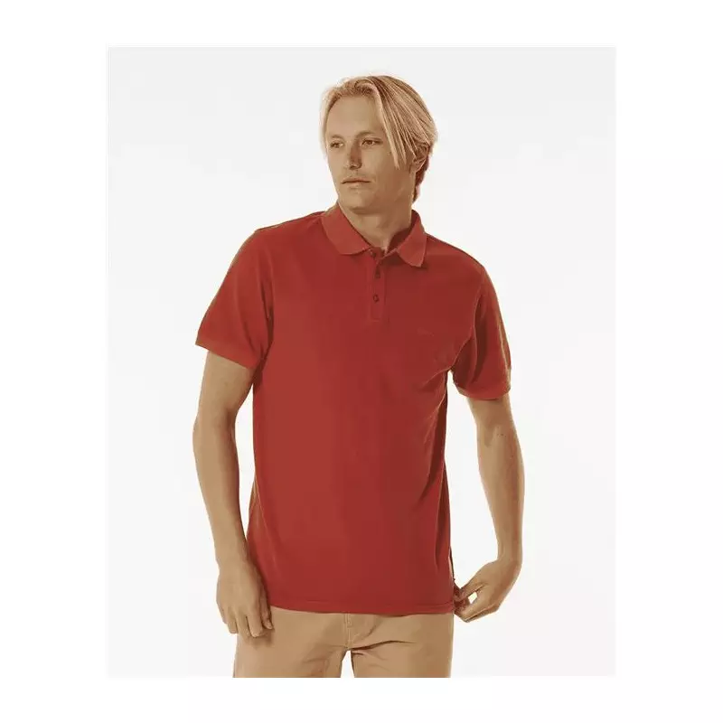 Polo RIPCURL Faded Polo Burnt Red