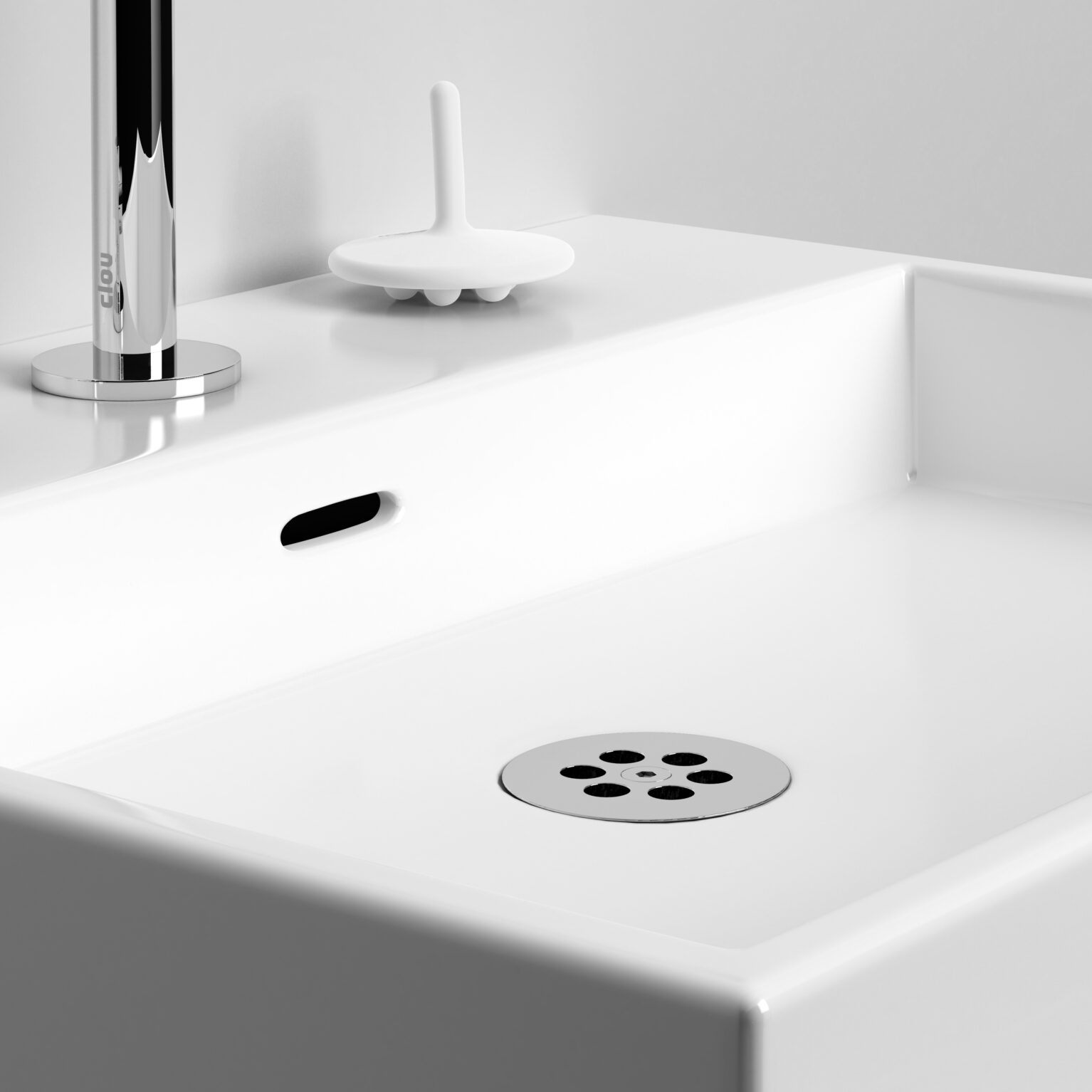 Clou Wash Me siliconen waterstop wit