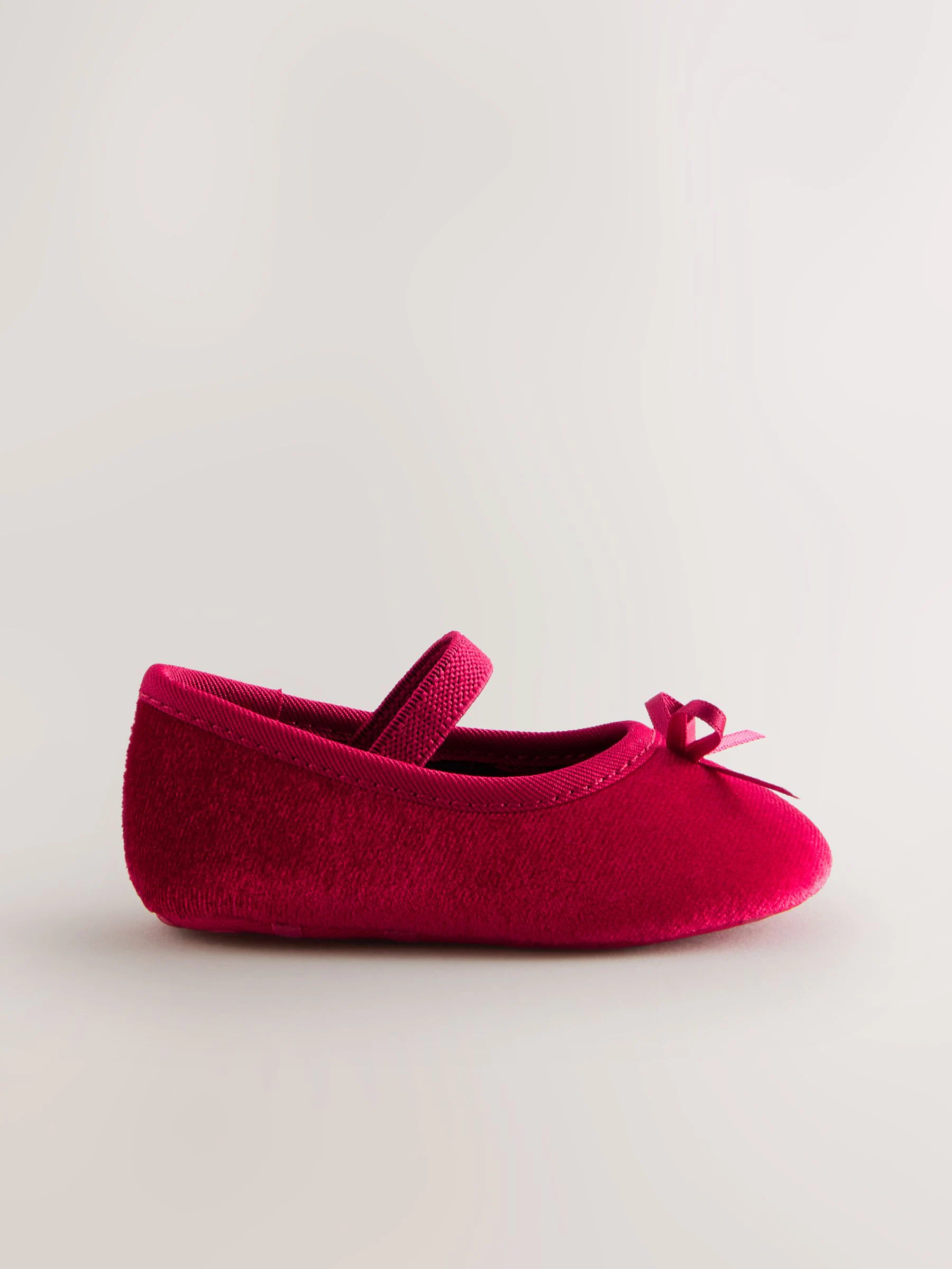 Rood - Baby ballerina's (0-18mnd)