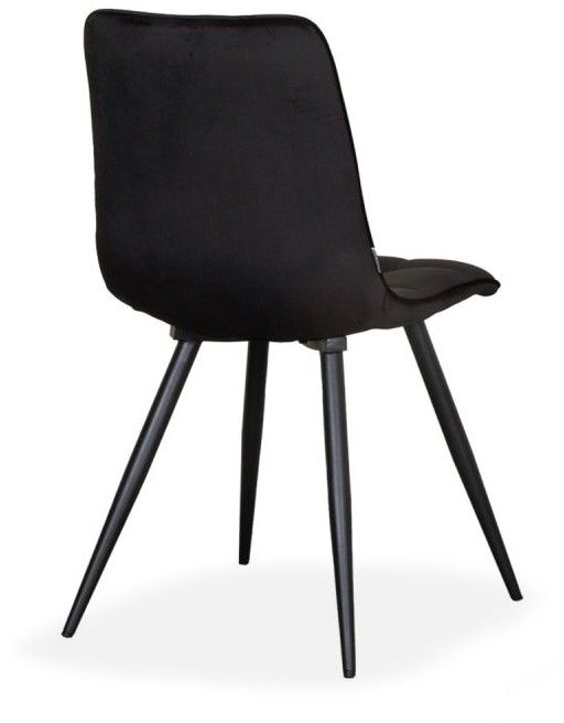 Eetkamerstoel Zwart LN-87.005 Bistro B46 x D59 x H86 cm