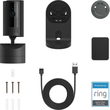 Ring Pan & Tilt Indoor Cam Zwart
