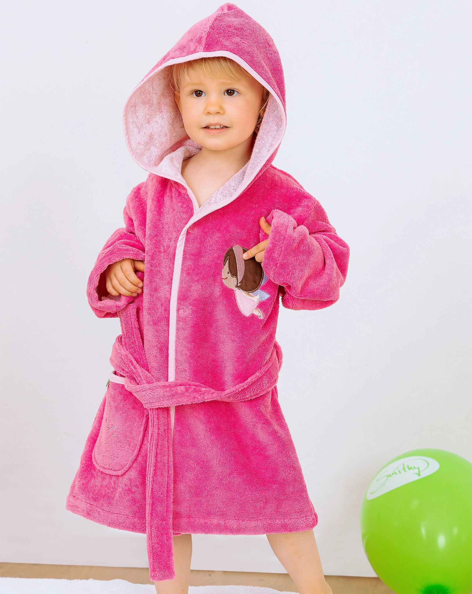 Bademantel ELFE in pink