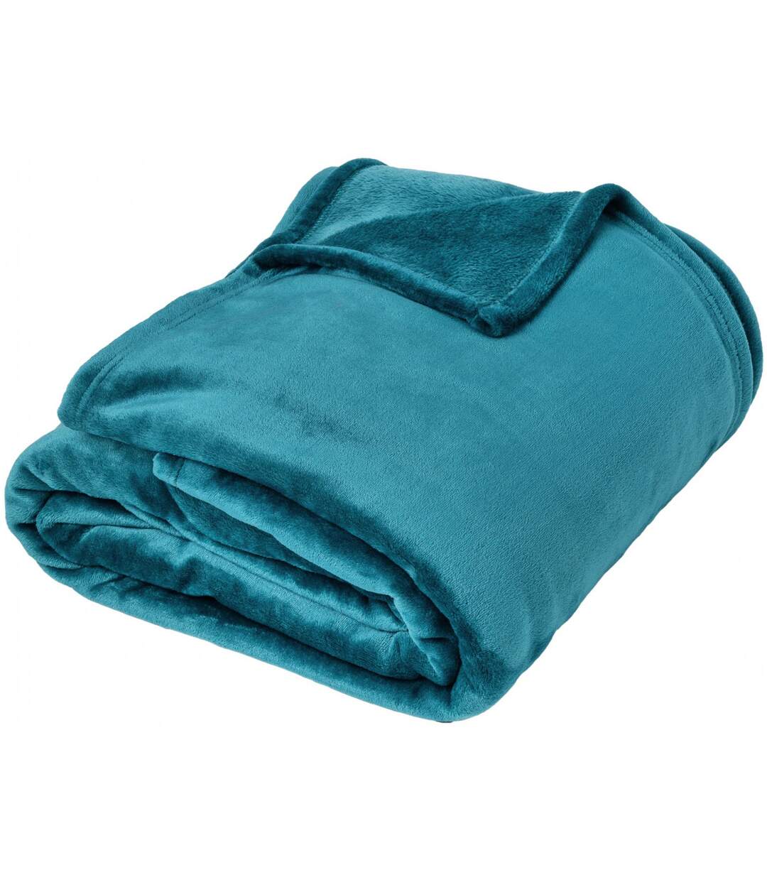 Plaid polaire 150x200 cm microvelours 100% Polyester 280g/m2 VELVET bleu Lac