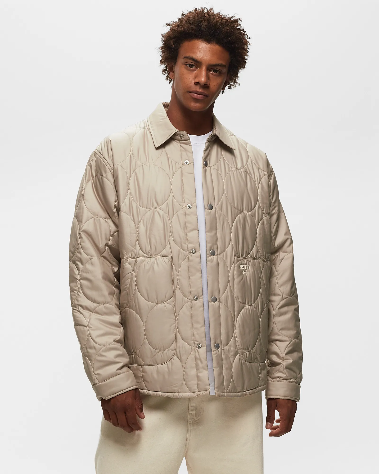 BSTN Brand QUILTED OVERSHIRT