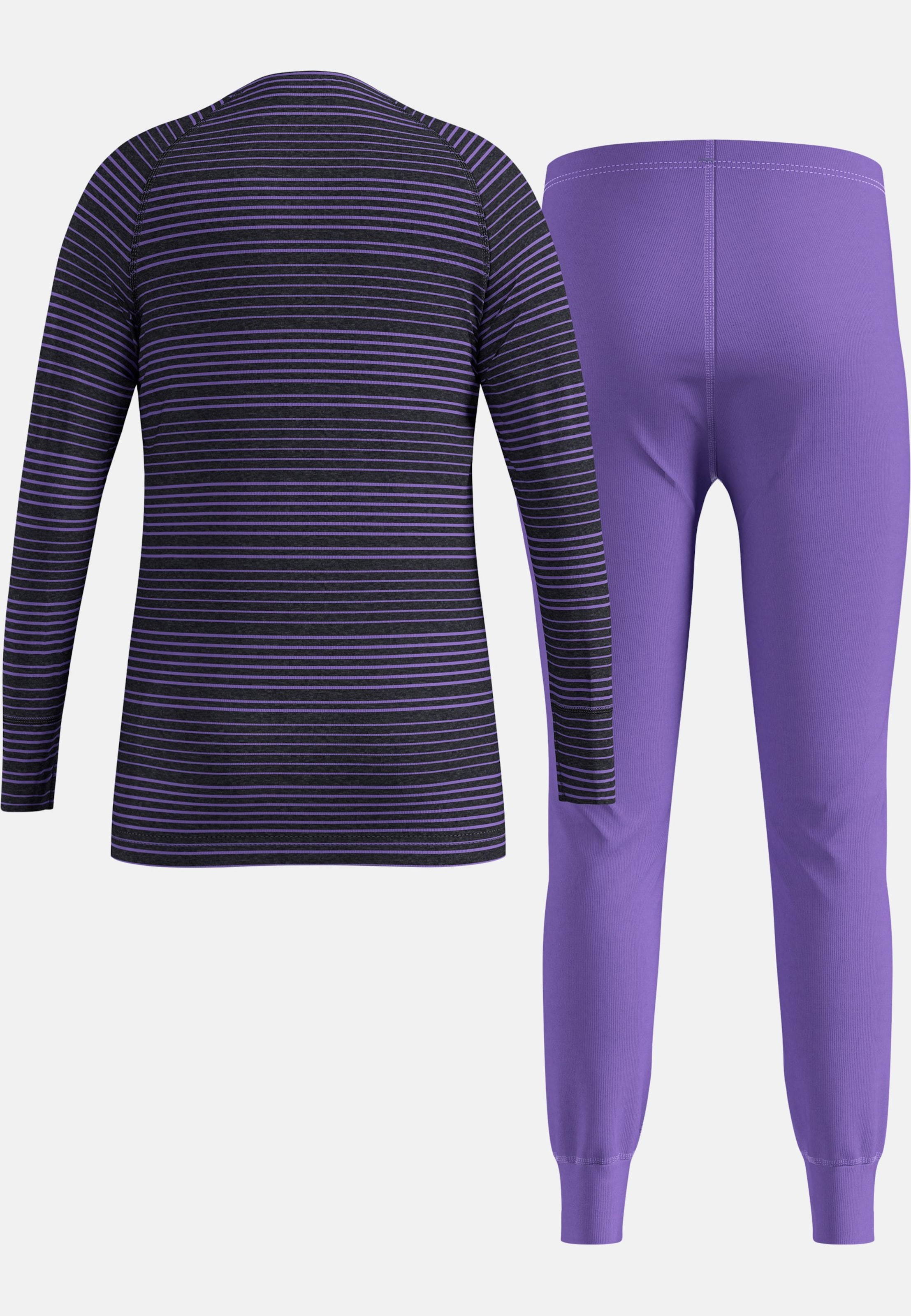 Active Warm Base layer Set in afterparty - black