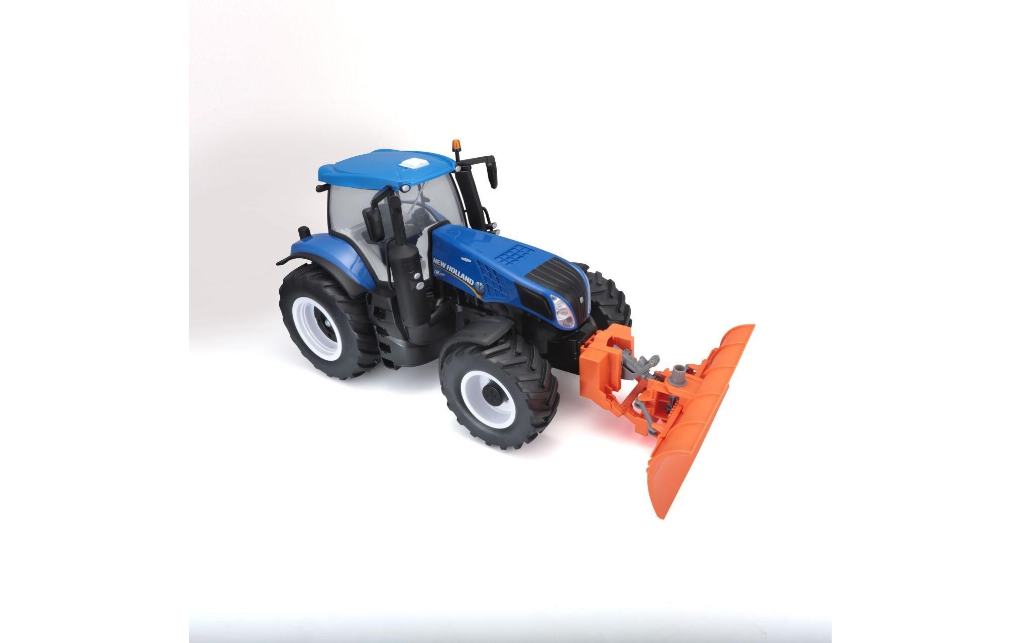 Traktor RC New Holland Traktor mit SchneepflugFerngesteuertes Spielzeug
