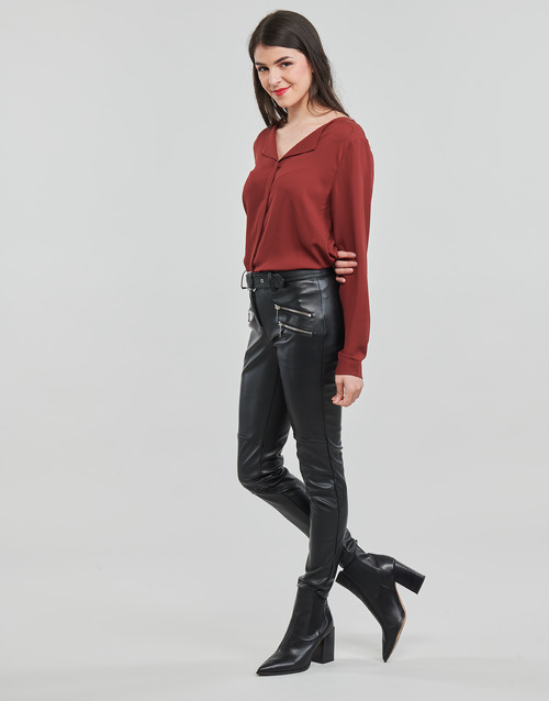 Vila - VILUCY L/S SHIRT - Bordeaux