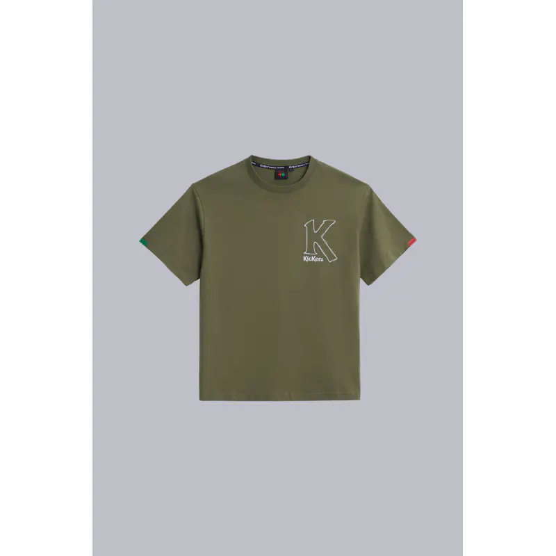 ORGANIC BIG K TSHIRT KAKI TS MANCHE COURTE Coton biologique No Gender