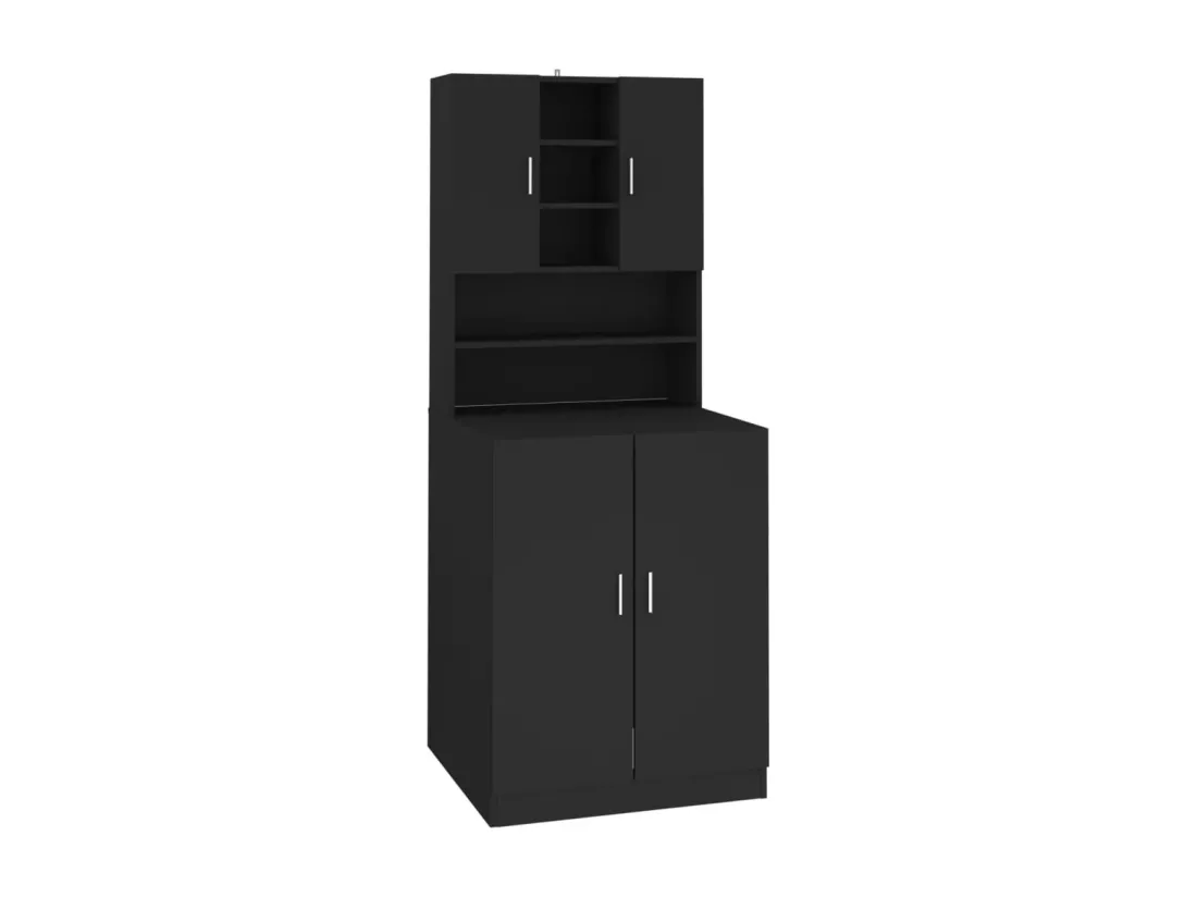Meuble pour machine à laver Noir