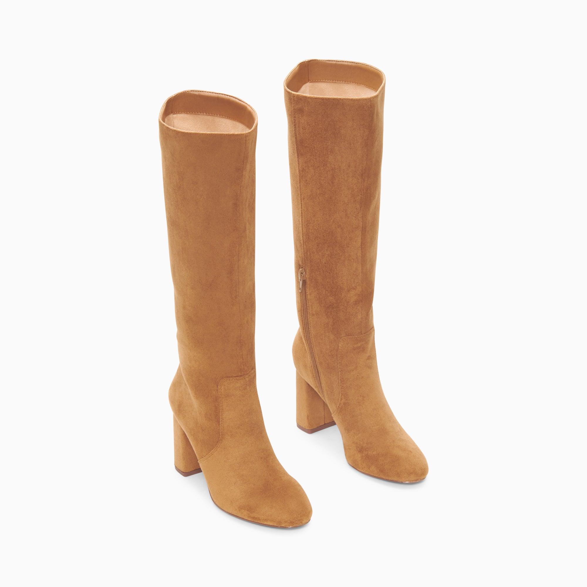 Bottes, Cuissardes-Bottes Olivia camel à talon